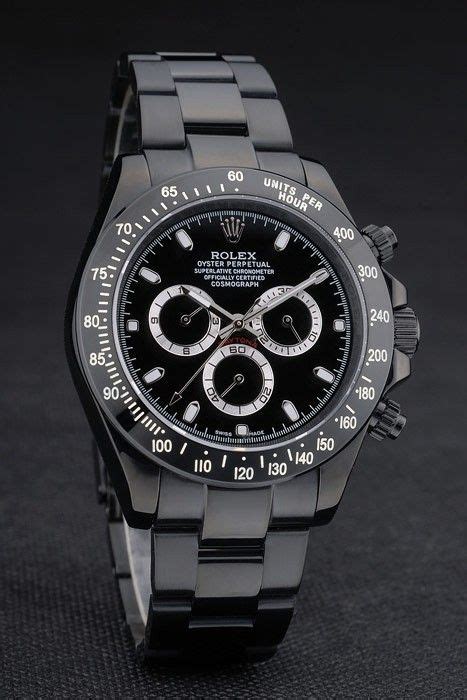 rolex daytona black ion plated tachymeter|rolex chronograph.